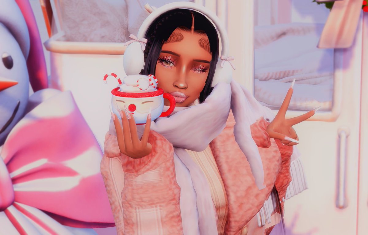 GlimmerousGal's tweet photo. S/o to the hot cocoa Queens. βοΈπ
#Simself #TheSims4 #ShowUsYourSims https://t.co/H0T1wwMryE