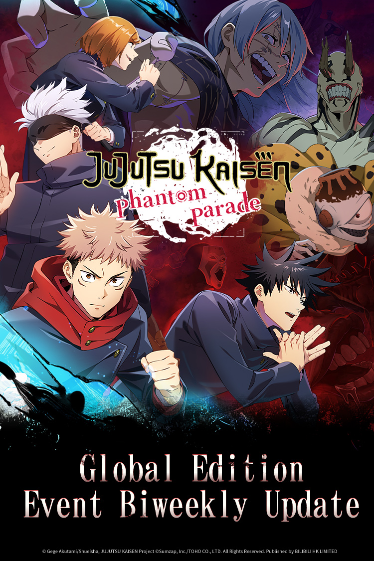 JJKPP_GL's tweet image. ◤#JujutsuKaisenPhantomParade◢
＼Global Edition Latest Events Preview／

Today, we will unveil the latest in-game events!
Please see the image for the event schedule and details.
Stay tuned!

Notes
・The event period and contents may be changed without any prior notice.…