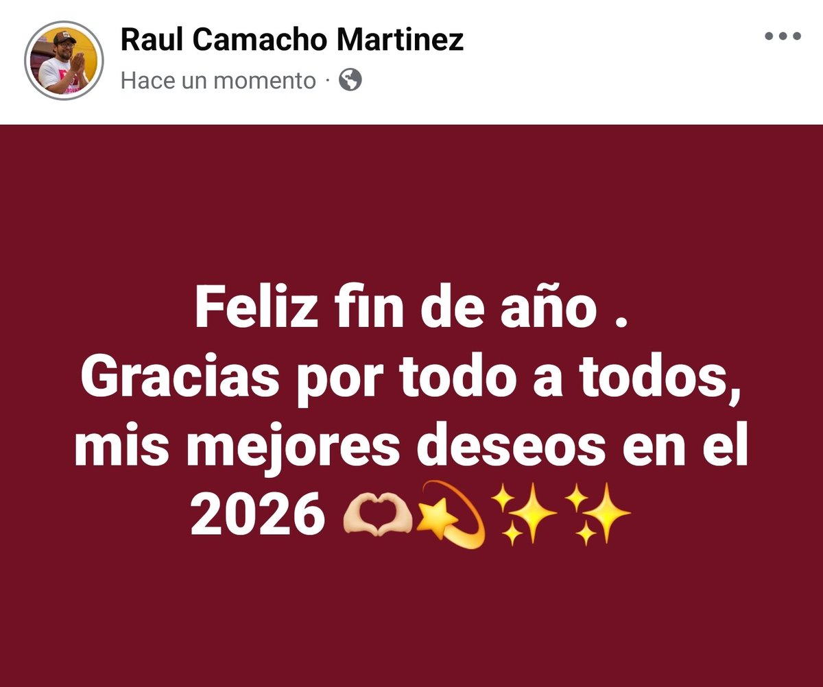 CamachoelDisrup's tweet photo. #HappyNewYear2026 https://t.co/uyPIQpb0rG