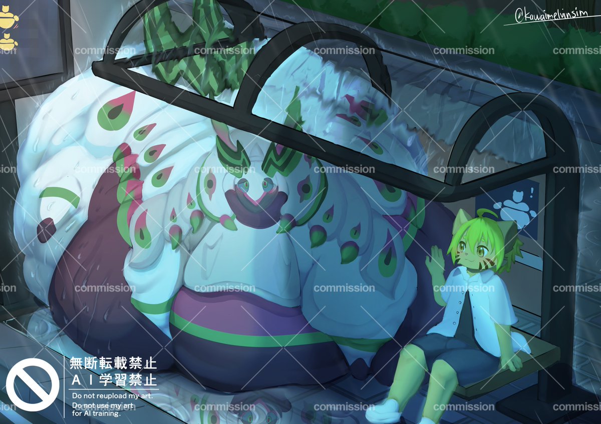 小蚊 Melvin commission opened→Furum2025 tweet media