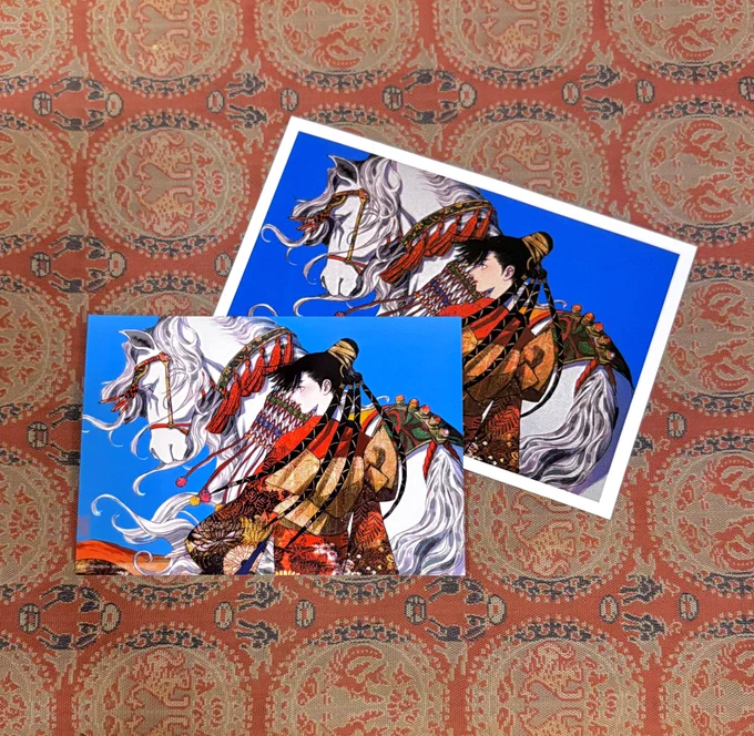 お年賀絵、ネットプリントしていただけます!よろしければ ローソン、ファミリーマート ユーザー番号:K5CMQUEKKN 1/7(水) 17時ごろまで 写真(左)だと明るめ、ハガキ(右)だと濃いめに出ます。。