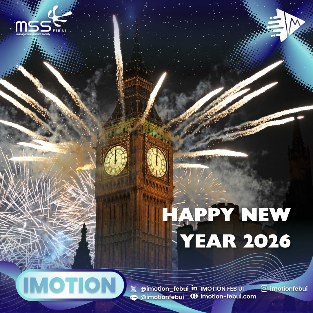 imotion_febui's tweet photo. [HAPPY NEW YEAR 2026]

As we welcome 2026, may this year open new beginnings, meaningful moments, and fresh opportunities to grow together. May it be a year filled with warmth, collaboration, and small wins that matter.

Happy New Year 2026! 🎆

#FullAction
#The19thIMOTION https://t.co/b0EwthNp7q