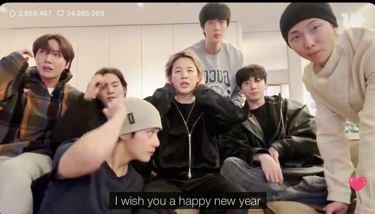 Happy New Year to all my wonderful song sibs. Honestly you've made this year bearable 😅 Its been rough but between bangtan, you and all the wonderful bad ass army on here, its been worth it. 

💜 I love all of you 💜

#HappyBTSYear 
#bts #BTSARMY