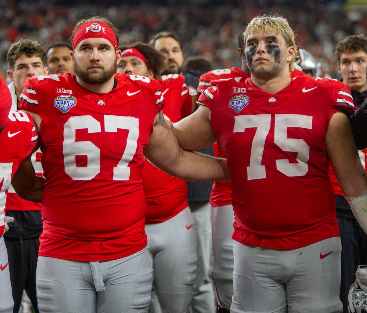 wisejohnp's tweet image. Final pics (batch 3) of the night from Dallas. Miami beats Ohio State in the Cotton Bowl, 24-14. ⁦@wsyx6⁩