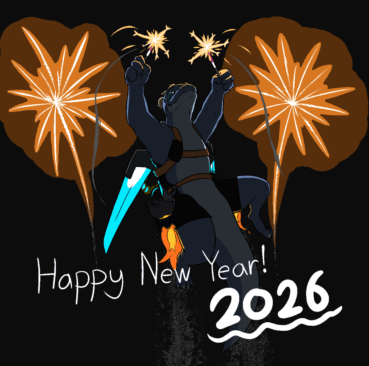 Happy New Year! Welcome 2026!

A horizontally blessed purple friend gave me the lines. I colored it afterwards.