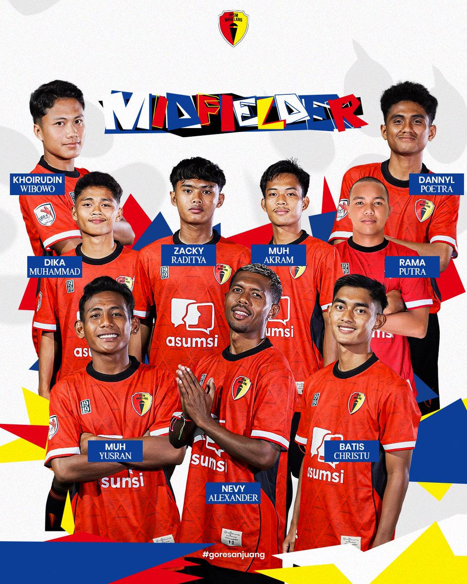 Dan inilah para punggawa
Laskar Macan Tidar dalam musim kompetisi Liga 4 2025/2026 Regional Jawa Tengah, bersiap bersama menggoreskan asa dalam indahnya perjuangan.
#GoresanJuang