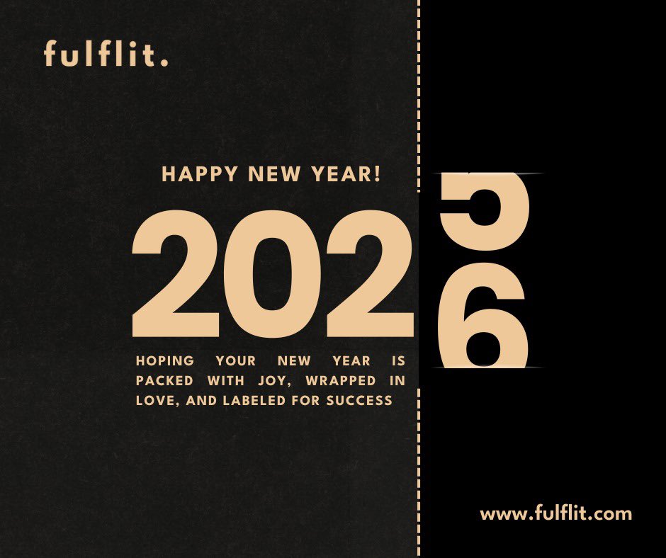 fulflit's tweet photo. They say the "last mile" is the hardest, we think the first mile of a new year is the most exciting.

2025 is signed, sealed, and delivered. Now it’s time to focus on the road ahead. 

Your 2026 is arriving now.

#Ecommerce #Logistics #GlobalShipping #NewYear #WorldwideShipping https://t.co/GwszgUbuTU