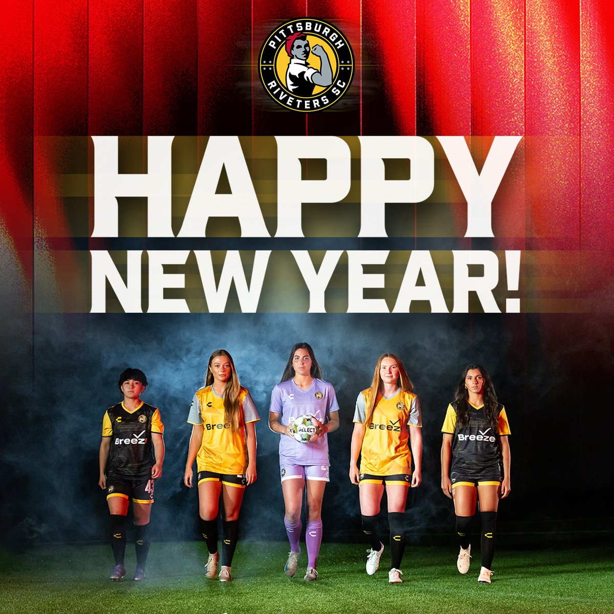 Walking into 2026 ready for our second season‼️ Happy New Year to all of our Riveters family!