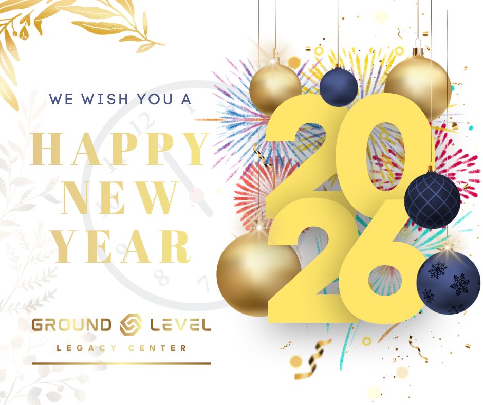 New year, new opportunities, new deals to celebrate TOGETHER 🎉 Happy New Year from GLLC!✨ #HappyNewYear #NewYears2026 #GLLC #GroundLevelLegacyCenter
