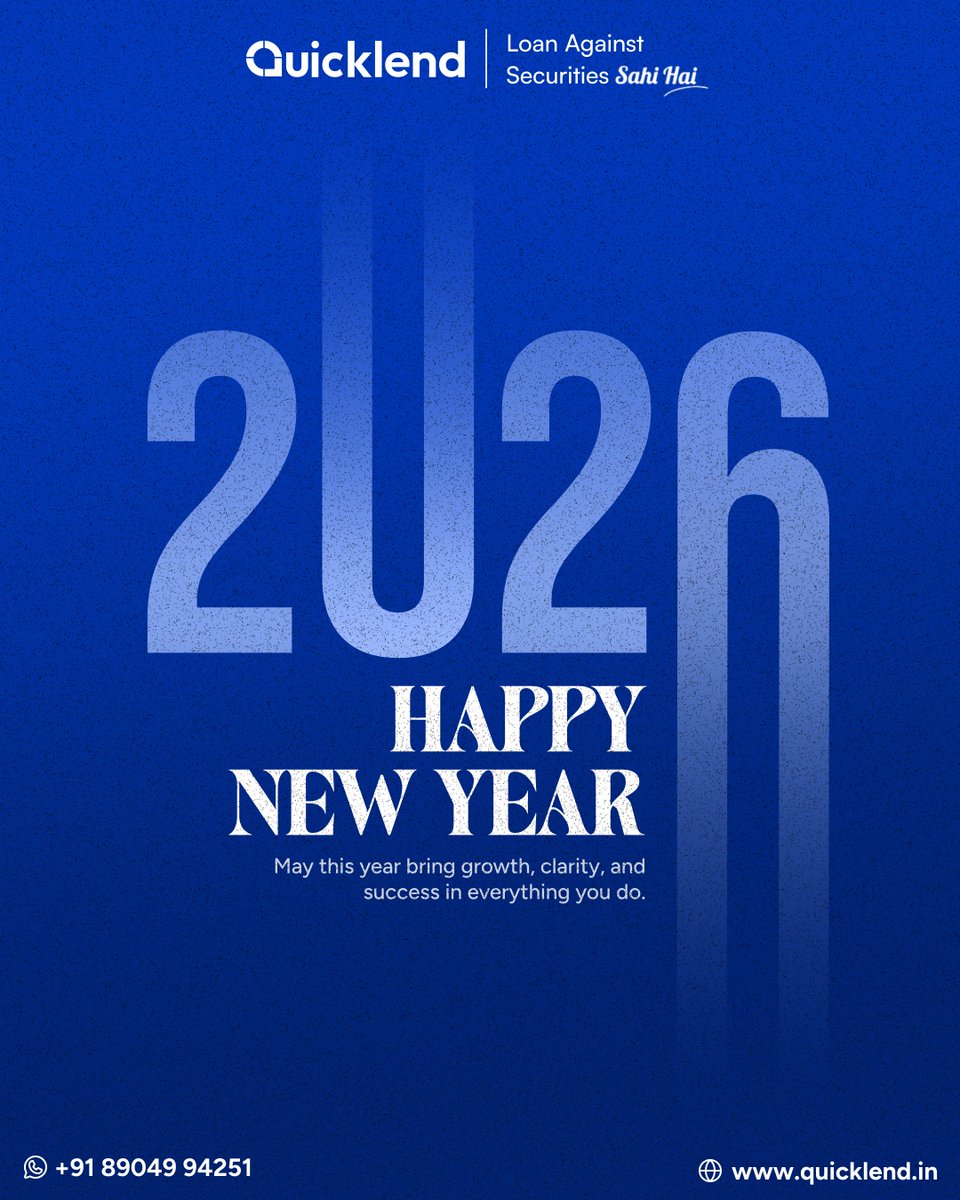 2026 begins with clarity, confidence, and the right financial choices.

Here’s to unlocking smarter opportunities all year long.

Happy New Year from Quicklend ✨