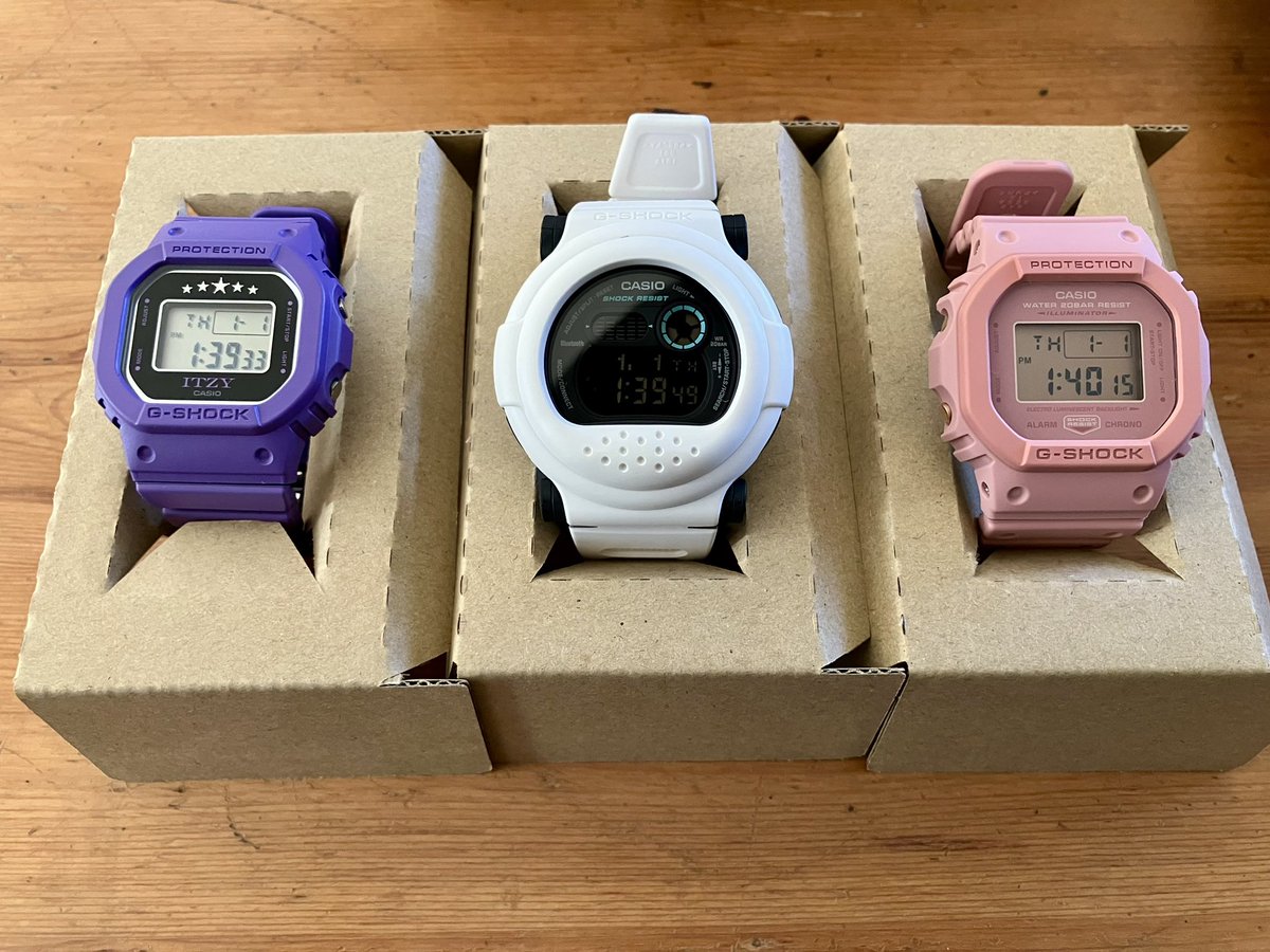 2026年 #casio 11000円福袋の開封結果！#gshock 3本！左から… GMD 