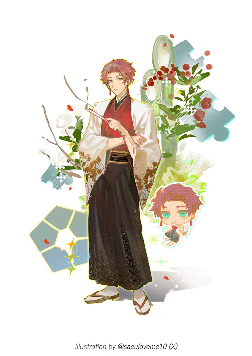 sae for New Year!🍵 
hope you guys like the outfit I designed~