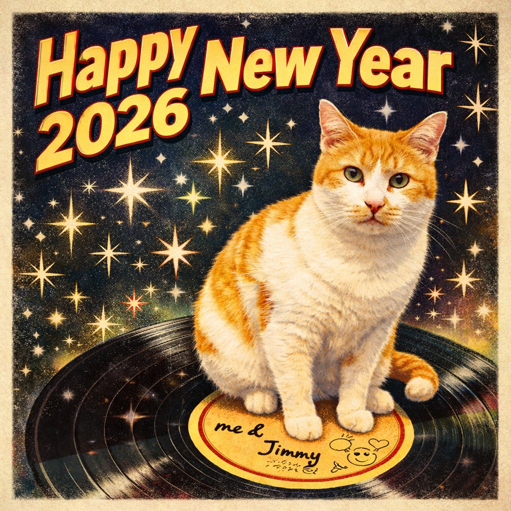 新年明けましておめでとうございます🐴🎍⁡
⁡2026年も、まずは健康第一。
そしてたくさん笑える一年になりますように。
みなさまにとって善いことがたくさん訪れますよう願っています✨

本年もどうぞよろしくお願いいたします🥰⁡
⁡⁡
⁡me &amp; Jimmy⁡ アカネ