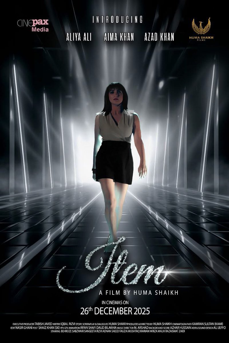 Cheemaay's tweet image. She carries every role. Still judged for not being enough. ITEM is a woman-led Blockbuster about real lives. In cinemas near you. A New Year 2026 gift.