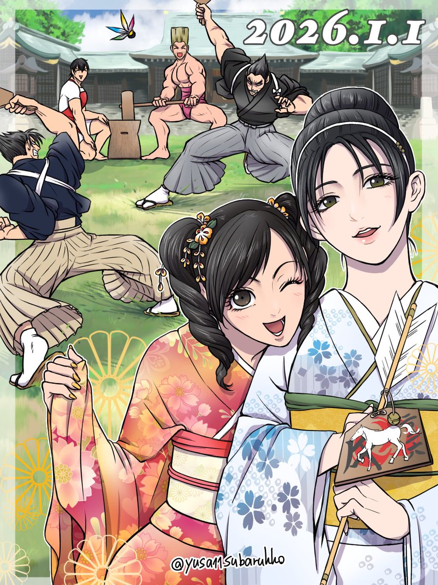 明けましておめでとうございます！ 今年も鉄拳絵描いていくので