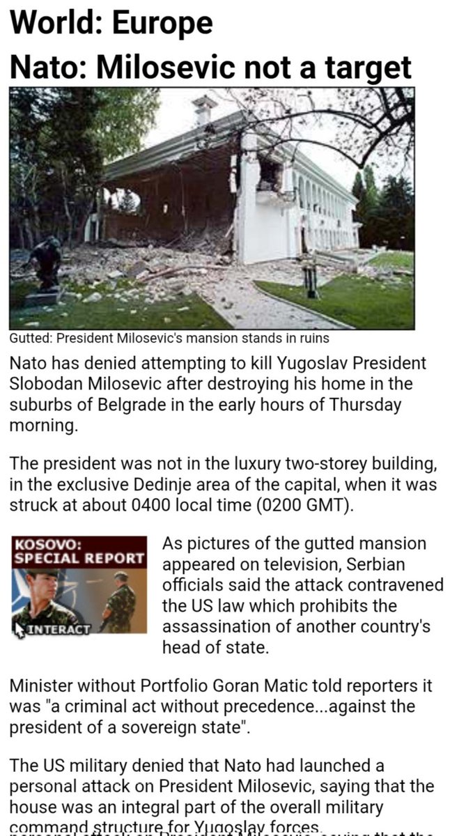 ricwe123's tweet image. Many find it hard to believe that the West would try to eliminate the Russian President.

But keep in mind,NATO has played this game before and won’t hesitate to do it again.....