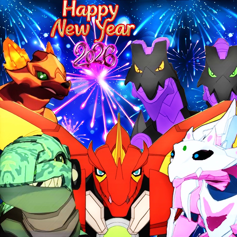 Dragonoidman's tweet photo. Happy new year to all of my fellow Bakugan fans https://t.co/VaeLWpRKf1