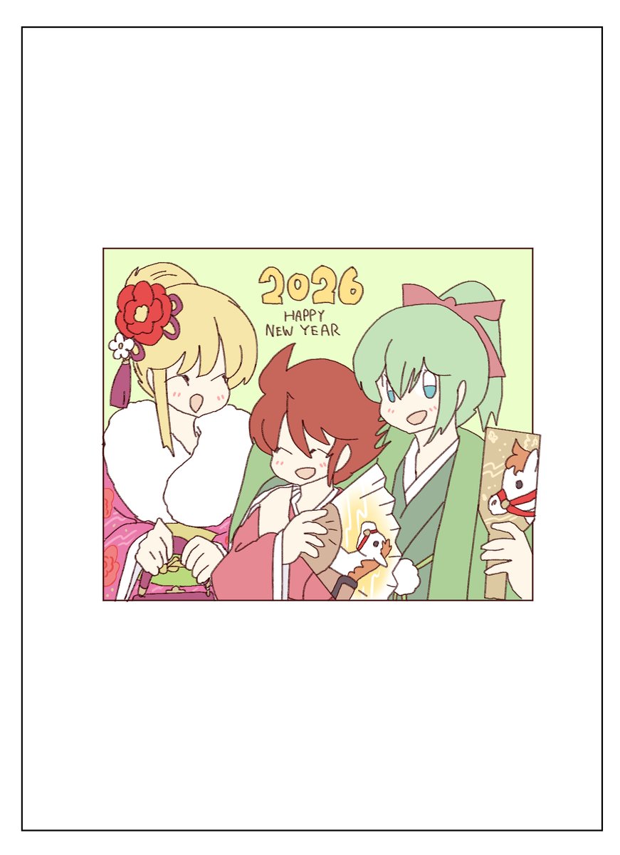 griede1's tweet photo. @hien_knmr こんな素敵なイラスト
お正月早々すごく胸いっぱい嬉しかったよ！
去年もいっぱい可愛いイラスト描いてくれて
大事にとってあります
今年もよろしくね！ https://t.co/3jRjwzD5uq