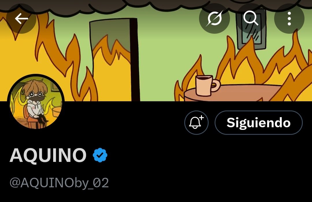 Se hizo canon la foto de perfil y el fondo de Aquino xd