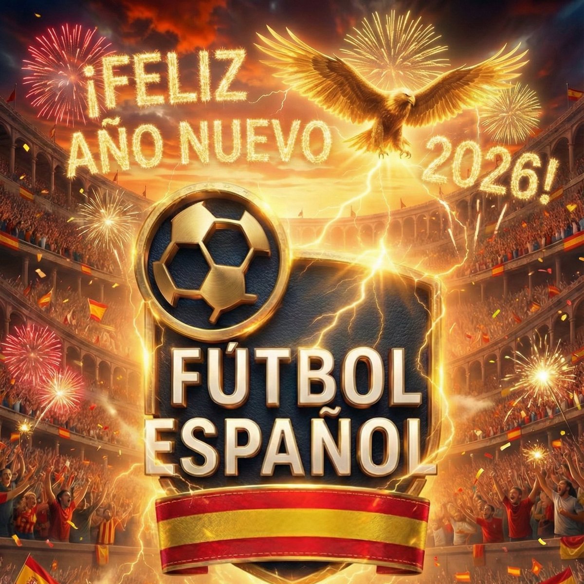 FELIZ 2026 🥳

Arranca Fútbol Español 🫡

#FútbolEspañol