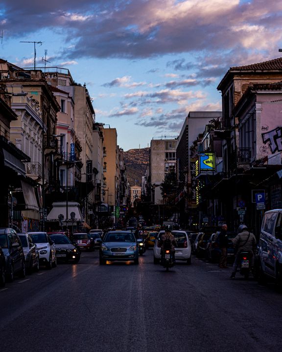 NLathiotakis's tweet photo. Art of the Day! ""Athenian Evenings"". Buy at: https://t.co/Kf27qQgo1C https://t.co/PMbXW7zdt1