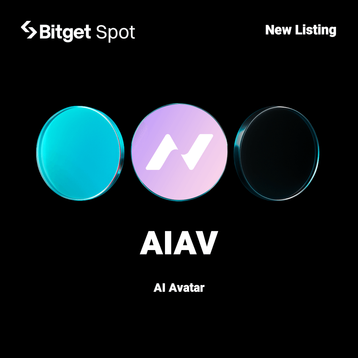 Initial Listing - $AIAV <a href="/aiav_ai/">AIAV</a> 

🔹Pair: AIAV/USDT
🔹Deposit available: now
🔹Trading available: Jan 2, 10:00 AM (UTC)

Details: bitget.com/en/support/art…