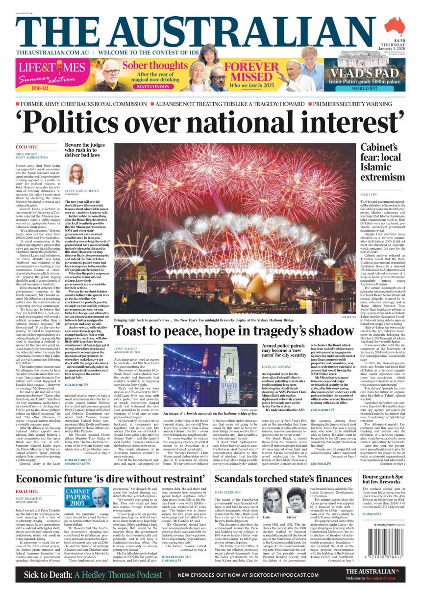 MenachemV's tweet image. Australian PM @AlboMP putting Politics before National Interest

Human Rights Commissioner Lorraine Finlay supports Royal Commission into Bondi Terrorist Massacre

Ms Finlay said Royal Commission should be national priority

#auspo @abcmelbourne @SBSNews @GuardianAus @9NewsMelb