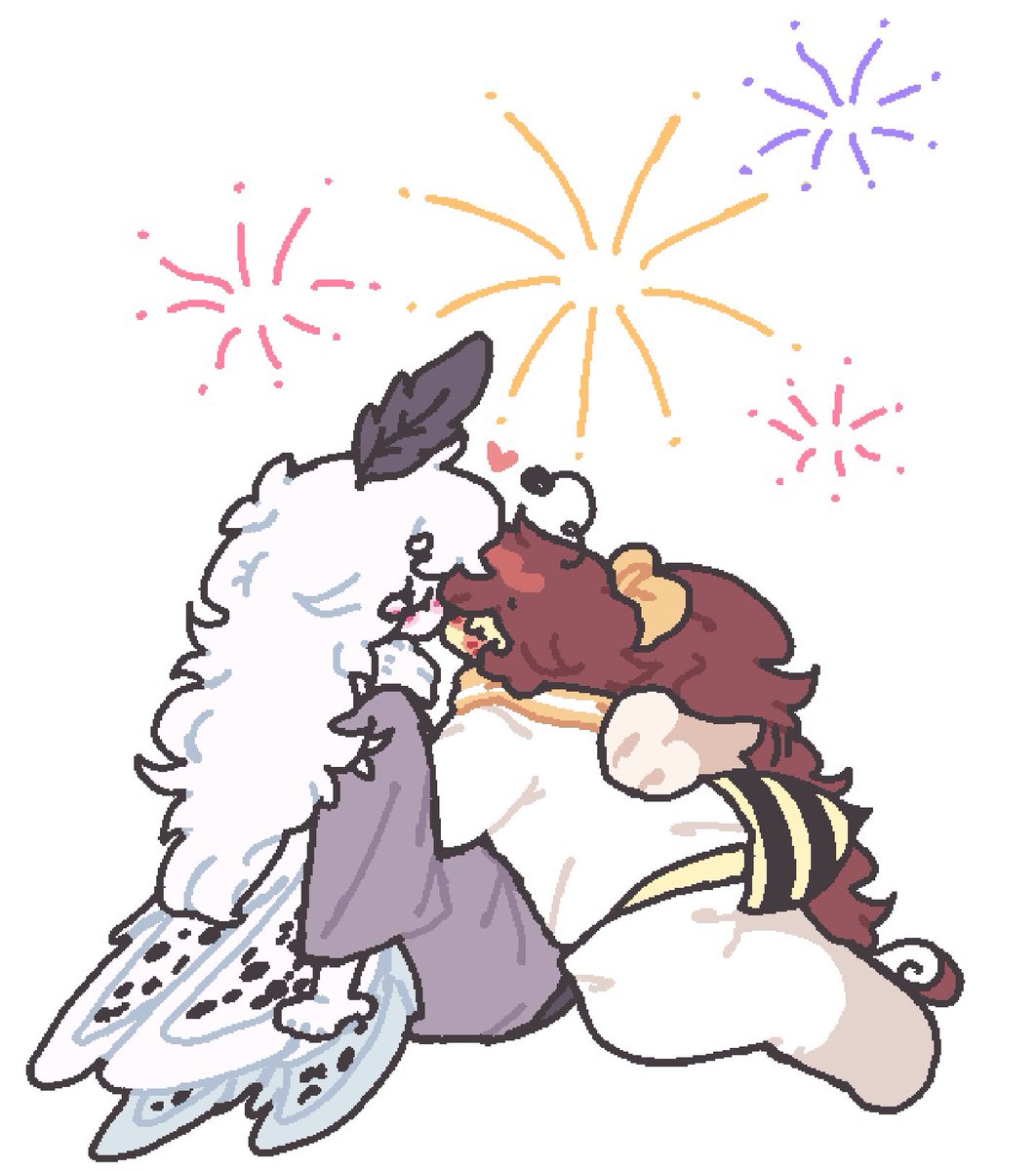 tingusbungus's tweet image. HAPPY NEW YURI 🎉🎉🎉 starting the new year off with lovebugs :3