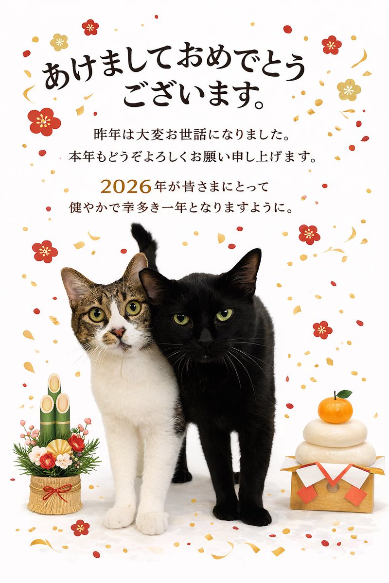 本年もどうぞ宜しくお願いいたします🥰