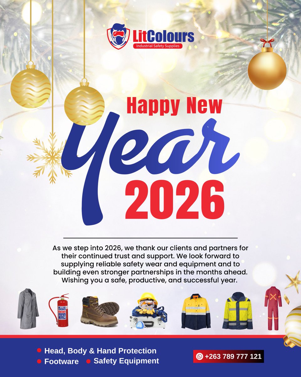 Happy new year!

Wishing you a safe, productive, and successful 2026.

#HappyNewYear2026 #HappyNewYear #HAPPY2026 #NewYear2026