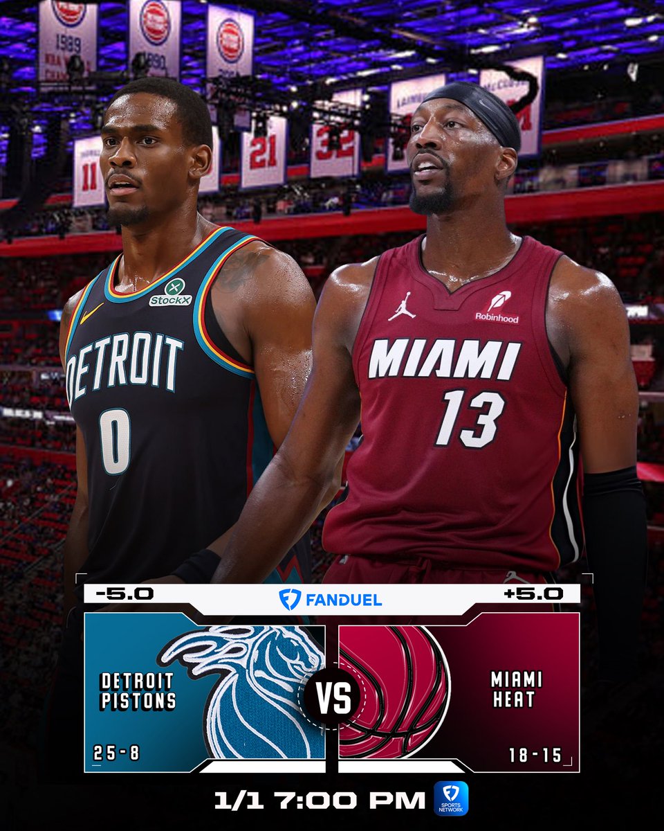 Pistons__Talk's tweet image. Game day 🏀 
The game starts at 7:00 PM ⏰ 
Watch the game on FanDuel Sports Network Detroit 📺
Listen to the game WWJ 950 AM 📻