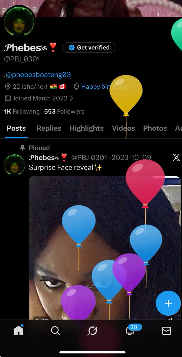 23🎉💕 balloons on my page!!!