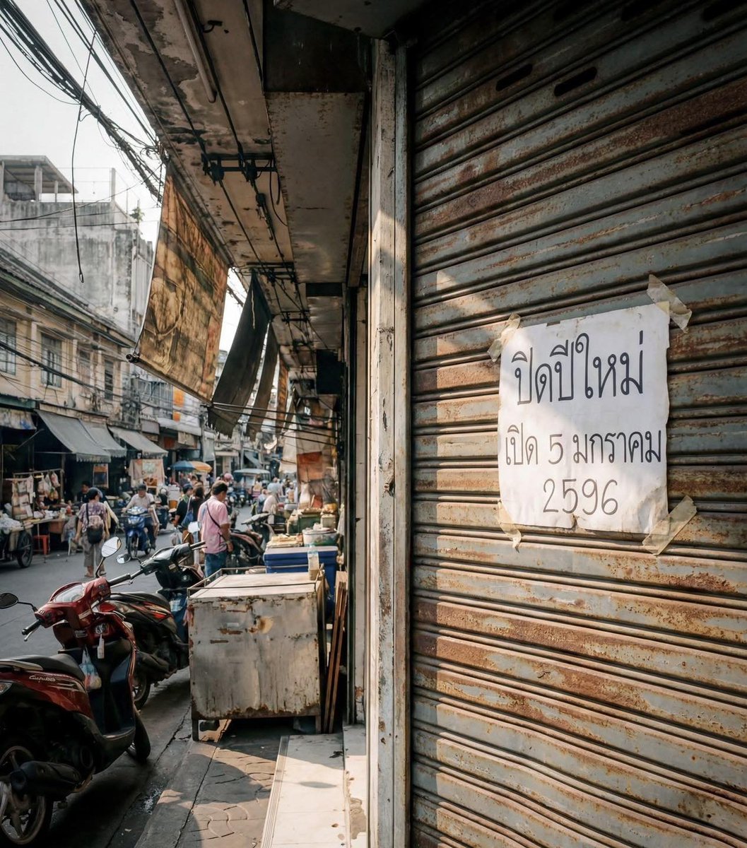 karma_trust_'s tweet image. สงสัยลาไปคลอดลูก แล้วส่งลูกจนเรียนจบปริญญาเอก + ลูกแต่งงาน พาหลานกลับมาเปิดร้าน