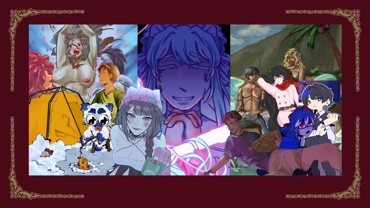 shrimpguac's tweet image. 2025 OC SECRET SANTA: ADULT VER. – #secretsanta25OC

I welcome this new year with a huge thank you to all my wonderful participants. This event really couldn't be without every single one of your hard work.

Kindly find the credit for each work &amp;amp; oc in the comment shortly