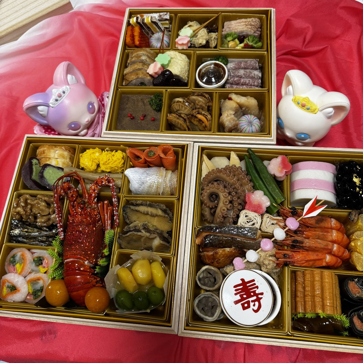 no_0000007's tweet image. おせちとおぞうに🐈‍⬛
