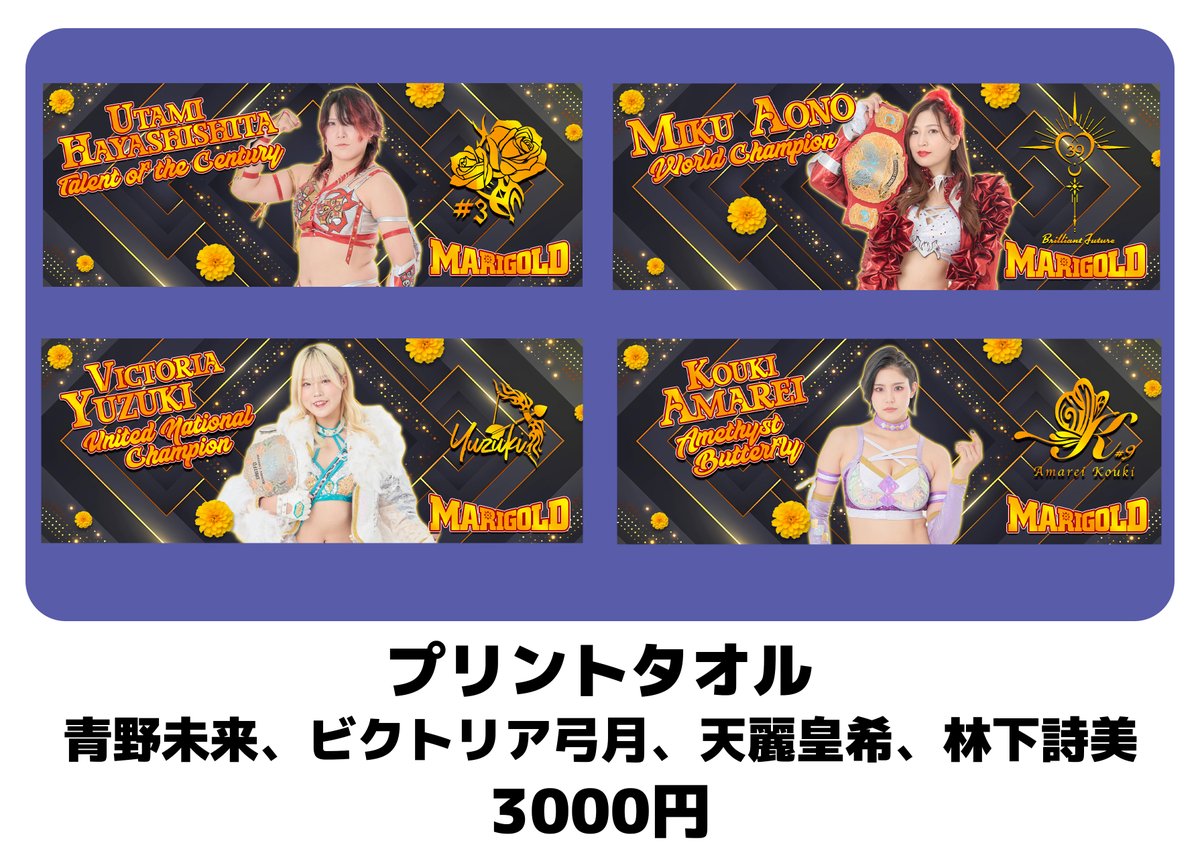 🟧大田区大会 新商品情報 林下詩美、青野未来、ビクトリア弓月、天麗皇