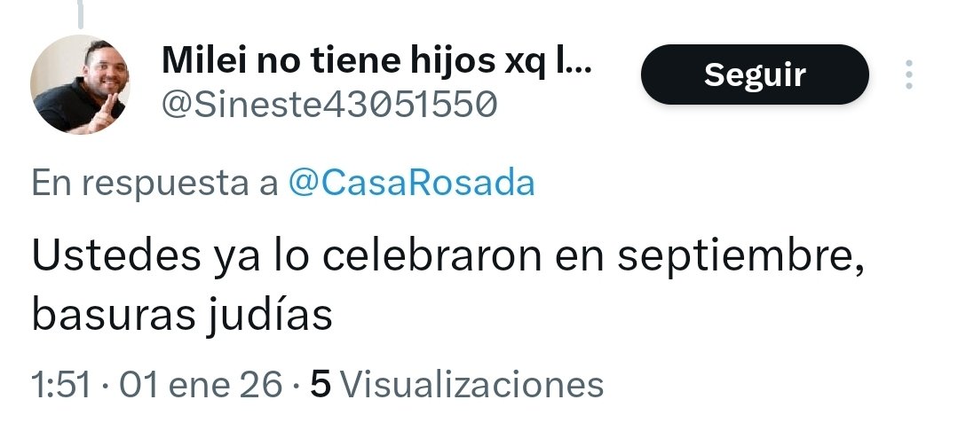 Por un lado a favor de odiarlo a Milei, por el otro quizás pasado de n4zi. Qué difícil.