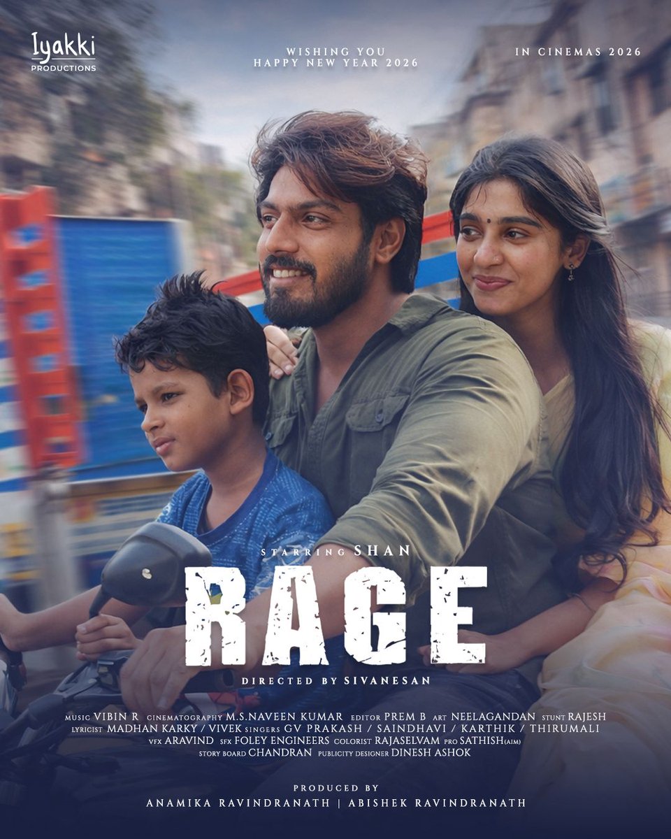Quality_Pixels's tweet photo. New year wishes from Anbu &amp; Regina Madam from the world of #Rage #ரேஜ்

Starring @actorshan_ &amp; @shirleybabithra https://t.co/ObkVQkN54w