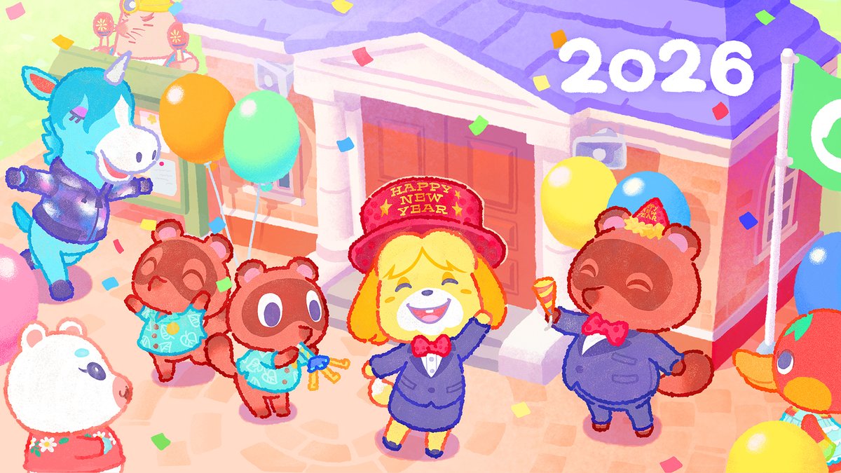 Happy 2026, everyone! I'm looking forward to another year of helping all my island friends live their best lives. Here's to a fantastic new year!