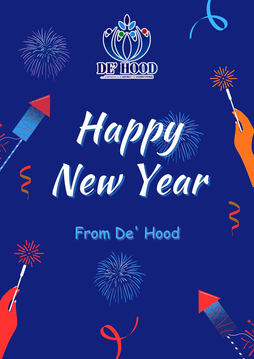 DeHood2020's tweet photo. De' Hood wishes everyone a Happy New Year 🎉🎉

May this year bring you courage, wisdom, and strength to overcome challenges. https://t.co/ifLXfVSwBs
