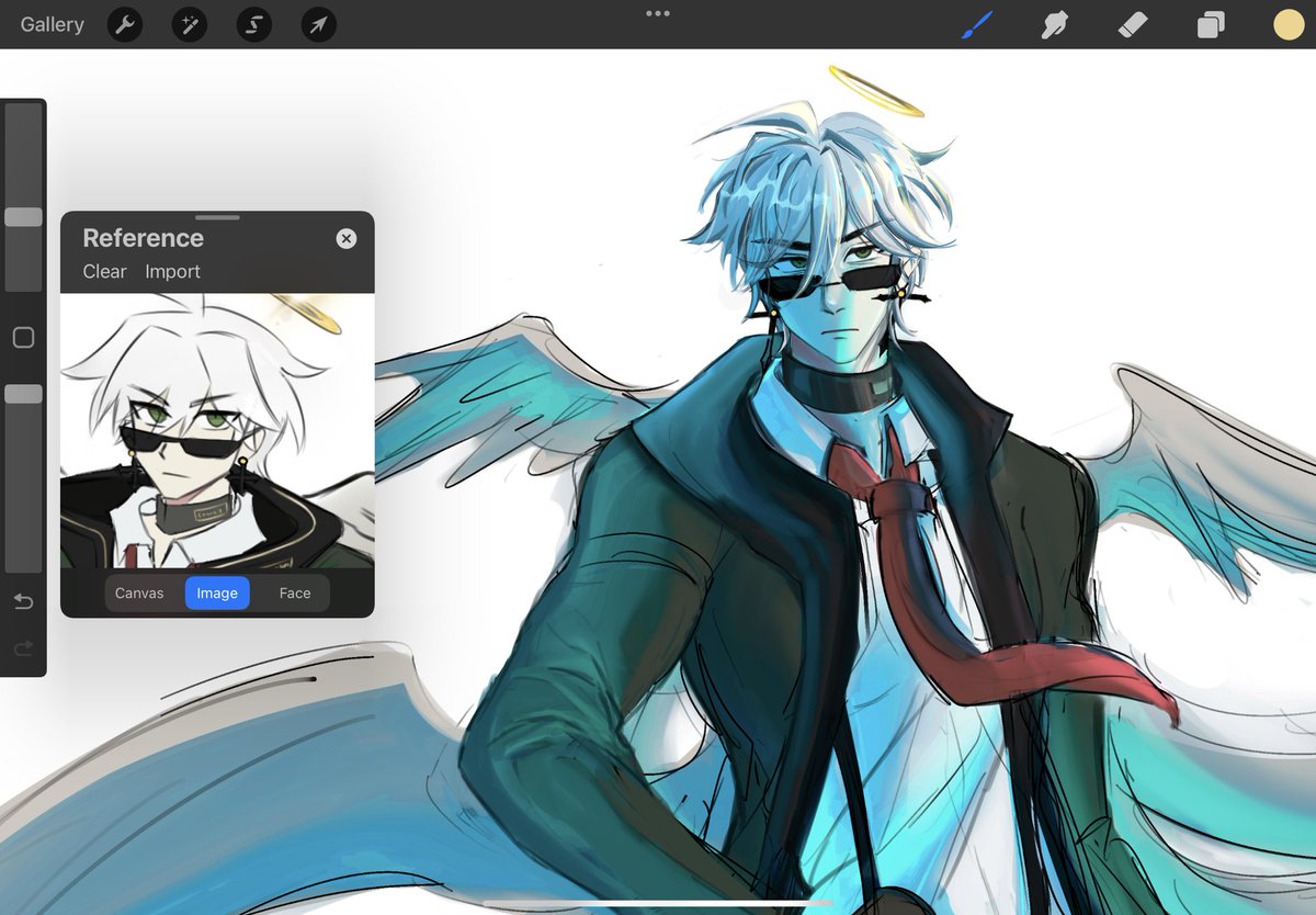 willuminaughty's tweet image. Happy new years! Feat… Daniel wip because I’m still working on it :(