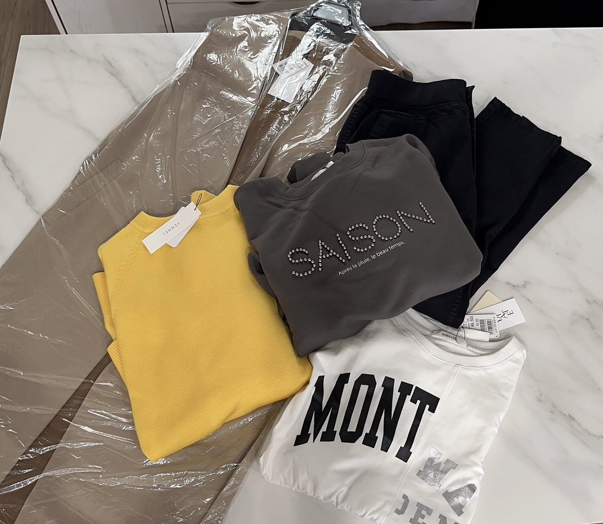 【新品⭐︎定価約3万】ヤマダヤ福袋　unfil ブリーチ アウトワイドスウェット ヤマダヤ福袋 1万円 ③ 67500円🌻 ジレ被っちゃった🥹笑 交換ですね！