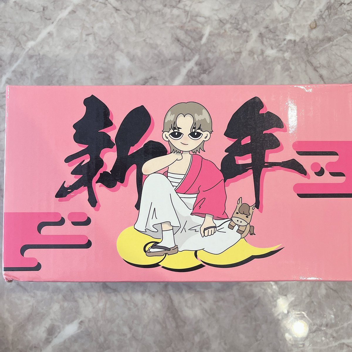 福袋開封❤️ エガちゃんの福袋😍 届いた時、箱が派手すぎて受け取るの