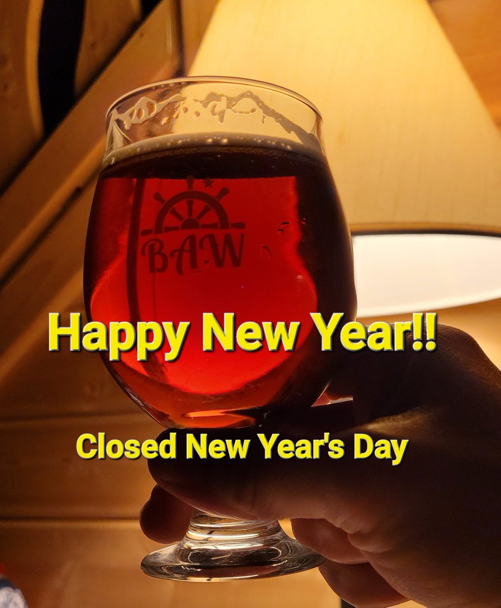 bathaleworks's tweet image. Happy New Year to our fantastic Midcoast Community!!  BAW is closed New Year's Day.  We'll see everyone again on Friday when we host 2026's first Open Mic Night!!  Cheers!!  🍻