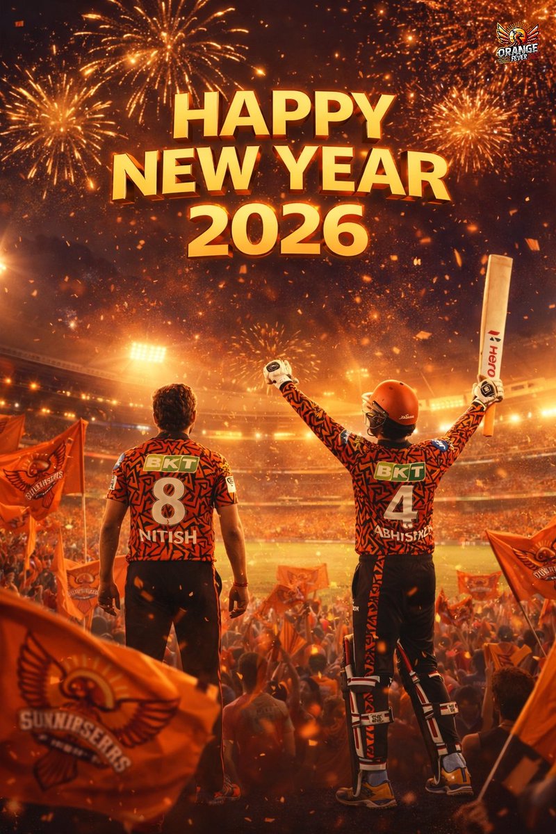 orangefever__'s tweet photo. HAPPY NEW YEAR ๐งก๐งก
#SRH #orangefever #sunrisers https://t.co/X0YPBtiBVi