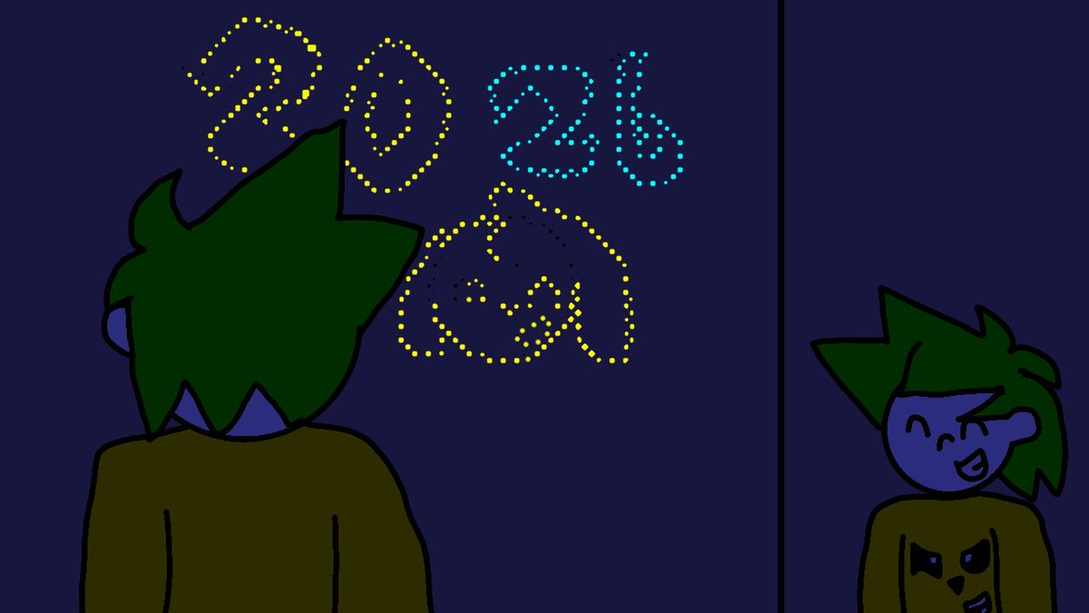 MateoDraws375's tweet photo. Tal vez este año no haya estado tan activo como esperaba, pero igual fue un buen año, Espero vivir nuevas experiencias este año que viene, y aunque no te haya conocido o interactuado contigo mucho quien está leyendo esto, te deseo igual un feliz año nuevo🥳 https://t.co/wKSIZPNz4O