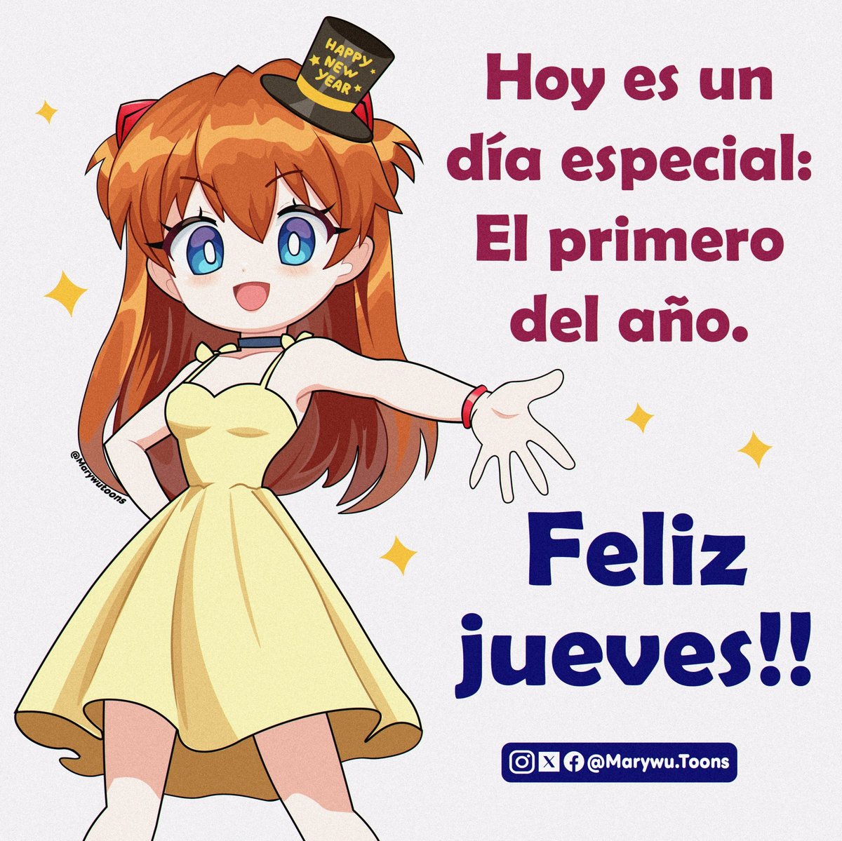 marywutoons's tweet image. Dibuje a Asuka 🤣 porque en varias partes ya es jueves, les deseo un feliz año nuevo 

#anime #AsukaLangley