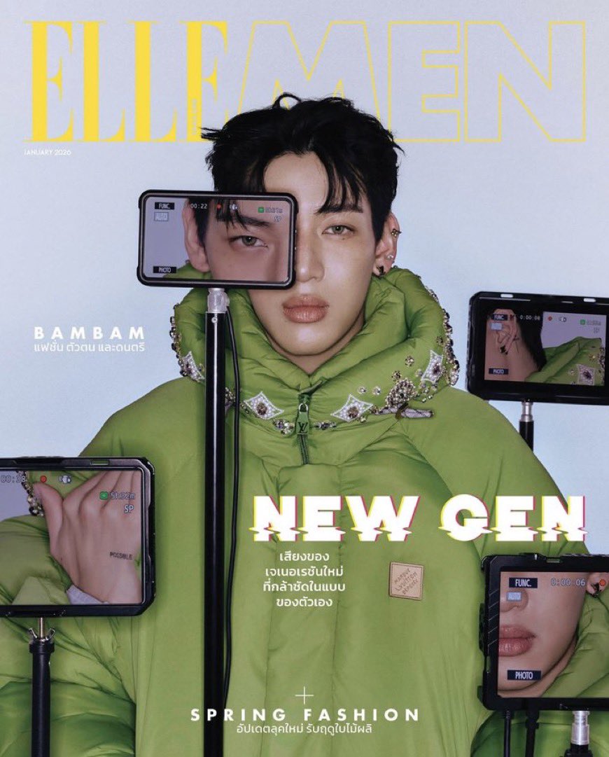 KanlayaPo's tweet photo. 1 มกราคม 2026 วันแรกของปี มีของขวัญเป็นน้องแบมบนปกนิตยสาร ELLE MEN ฉบับเดือนมกราคม เป็นการเริ่มต้นปีที่ดีมากๆเลย ปังๆๆๆ👑🎉💰 🥰
 #ELLEMENAndBamBam
#BamBam #뱀뱀 @BamBam1A @BAMBAMxBAMMIE https://t.co/b3sUc9cp7x