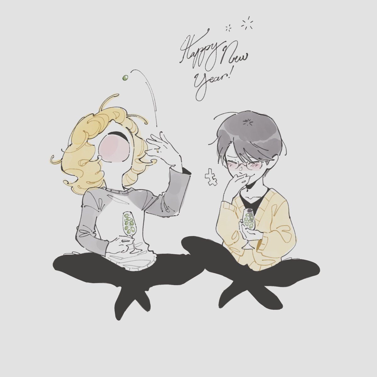 La doce uvas de la suerte 🌟💫

¡¡Feliz Año Nuevo a todos!! ^^ #doukyuusei