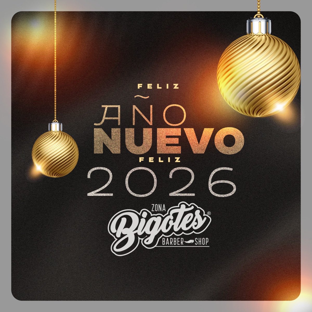 BigotesBarber's tweet photo. Que este nuevo año 2026 refleje la mejor versión de ti 😎 💈

¡Gracias por tu Preferencia, sigamos rompiéndola juntos! 

#SomosBigotes https://t.co/GQB2L6Zq57